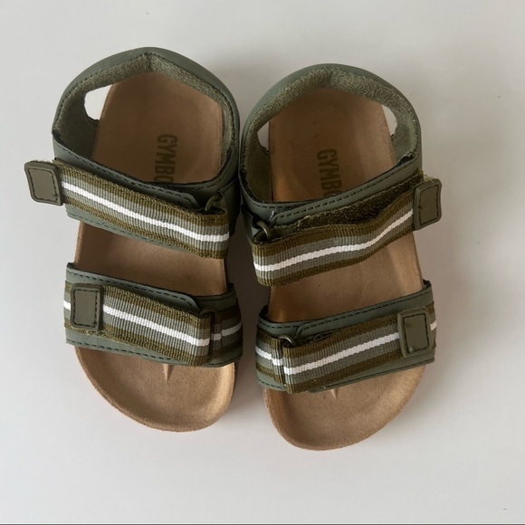 GYMBOREE Boys Striped Sandals - Safari Camp - Greenwich - Picture 4 of 7